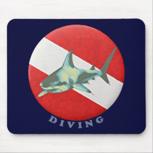 Tauchflaggenhai Mousepad