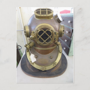 Tauchhelm Postkarte