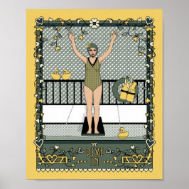 Tauchplakat in_C_8x10 Poster