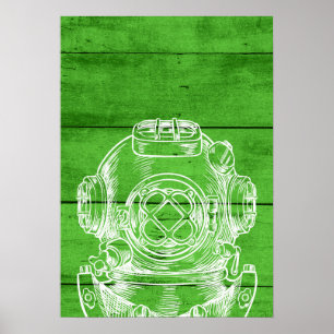 Tauchplakat Poster