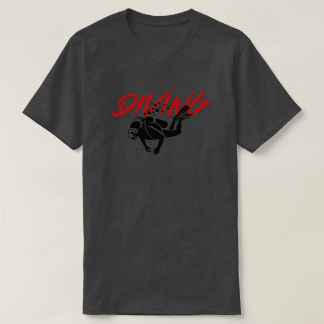 Tauchsport-T - Shirt (Design vorne)