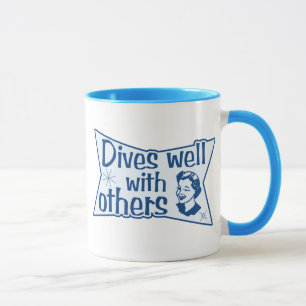 Taucht gut mit anderen tasse