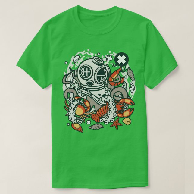 Tauchwelt T-Shirt (Design vorne)