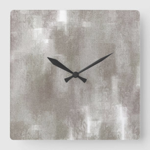 Taue Abstrakte Wall-Uhr Quadratische Wanduhr
