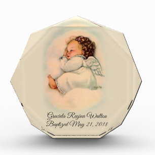 Taufbecken Vintages Baby Angel Fotoblock