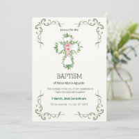 Taufe an den Grenzen zwischen Creme und Beige
