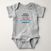 Taufe Baby Boy Bodysuit