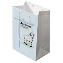 Taufe Blauer Junge Lamm, anpassbar