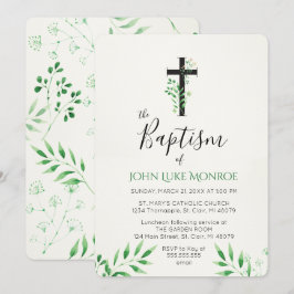 Taufe - Botanische Einladung