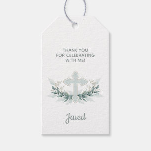 Taufe, Christening Blue Cross Gefallen Geschenk Ta Geschenkanhänger