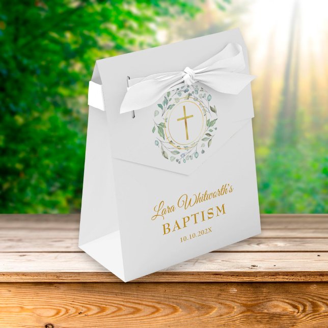 Taufe Christening Laurel Garland Gefälligkeitsbox Geschenkschachtel (Von Creator hochgeladen)