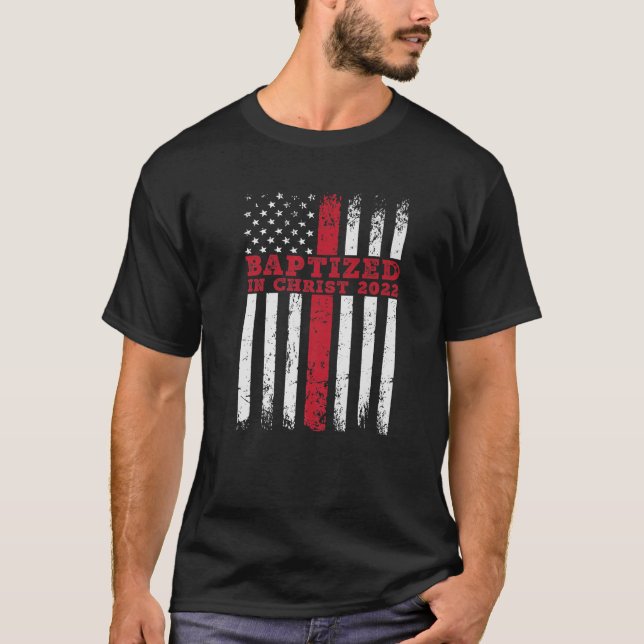 Taufe Christliche katholische Gemeinschaft Jesus b T-Shirt (Vorderseite)