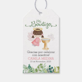 Taufe danke Ihnen Tags. Gift-Tags in spanischen Mä Geschenkanhänger