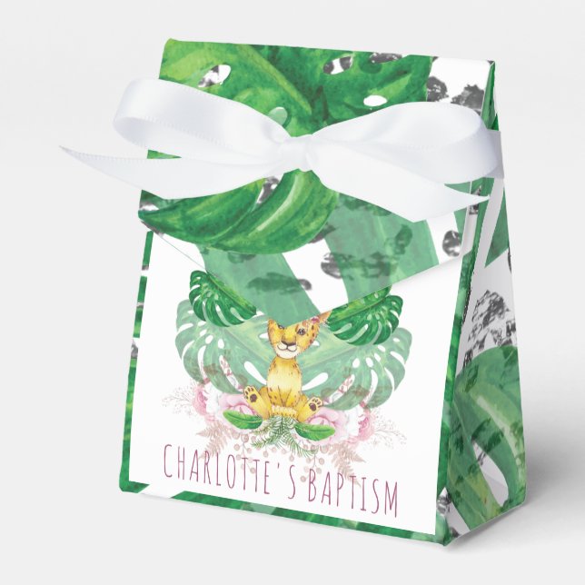 Taufe der Mädchen oder Illustration des Geburtslio Geschenkschachtel (Vorderseite)