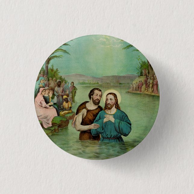 Taufe Jesu Christi Button (Vorderseite)