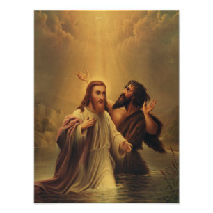 Taufe Jesu Christi Fotodruck