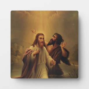 Taufe Jesu Christi Fotoplatte
