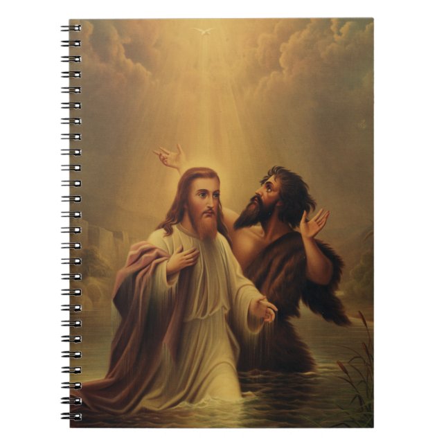 Taufe Jesu Christi Notizblock (Vorderseite)