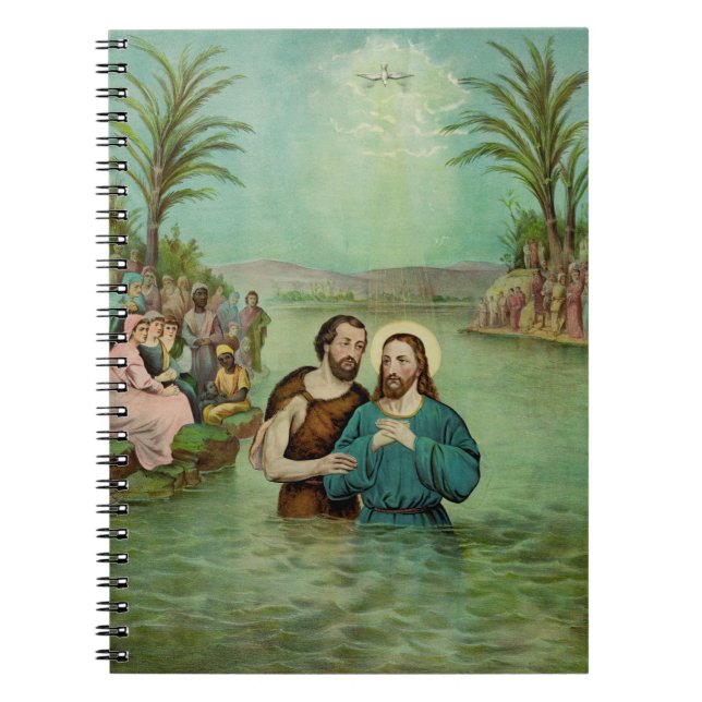 Taufe Jesu Christi Notizblock (Vorderseite)