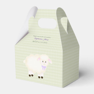 Taufe-Lamm Geschenkschachtel