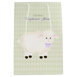 Taufe-Lamm Mittlere Geschenktüte
