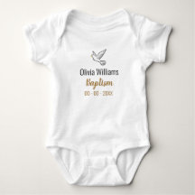 Taufe mit Dove Keepake Baby Bodysuit
