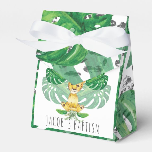 Taufe oder Illustration zum Geburtslion Geschenkschachtel (Vorderseite)