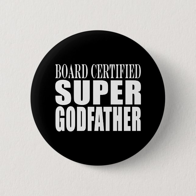 Taufe-Partys: Brett zugelassener Superpate Button (Vorderseite)