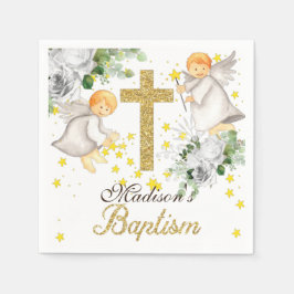 Taufe Personalisiertes Geschlecht Neutral Napkins Serviette