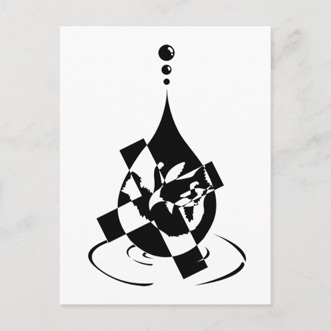 Taufe Postkarte (Vorderseite)