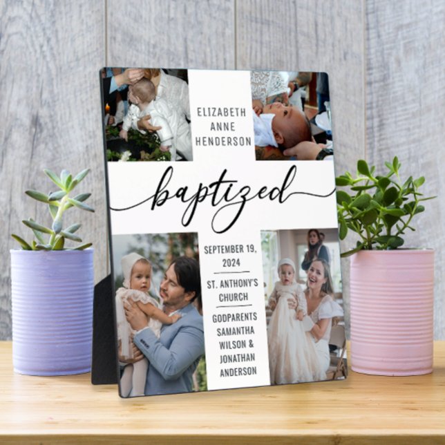 Taufe taufende FotoCollage Keepake Fotoplatte (Von Creator hochgeladen)