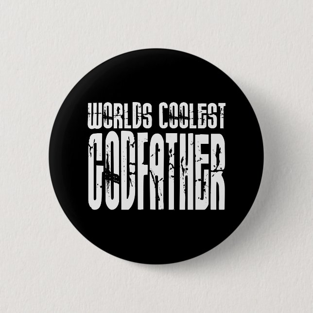 Taufe-Taufgeschenk-Weltcoolster Pate Button (Vorderseite)