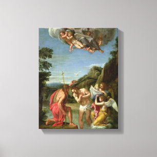 Taufe von Christus Leinwanddruck