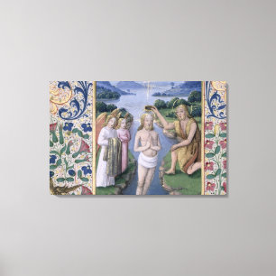 Taufe von Christus Leinwanddruck