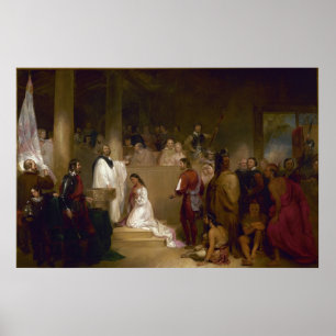 Taufe von Pocahontas Poster
