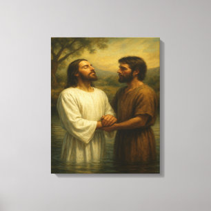Taufe zur Leinwand Jesus™ LDS Wall