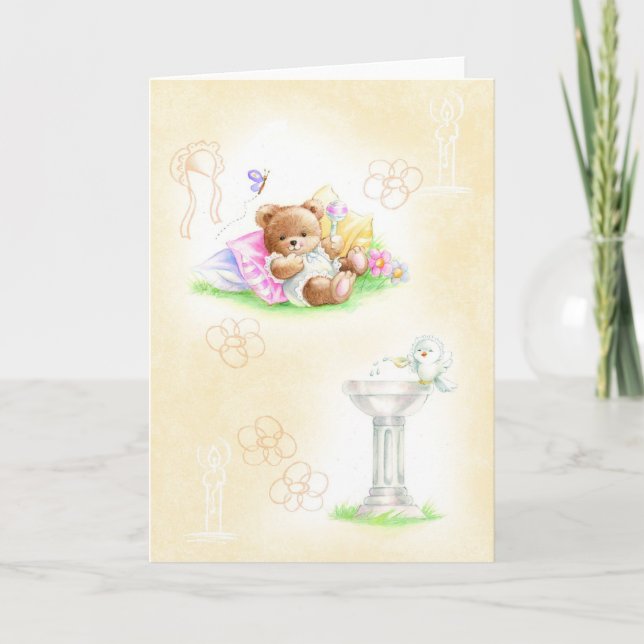 Taufegeschenke Karte (Vorderseite)