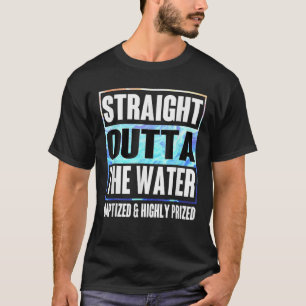 Taufen Erwachsene Kinder Funny Outta Water T-Shirt