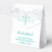 Taufen Gastgeschenk Box - Jungs Weihnachtsfavors