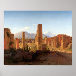 Taufen Sie Schjellerup Købke das Forum, Pompeji Poster