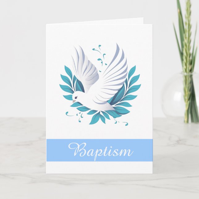 Taufkarte Karte (Vorderseite)