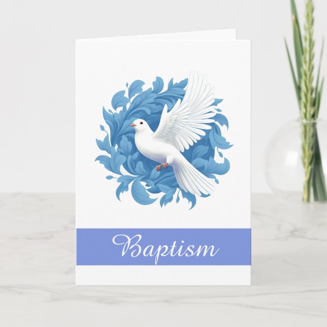 Taufkarte Karte (Vorderseite)