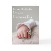 Taufkarte von Godparent zu Patenttochter