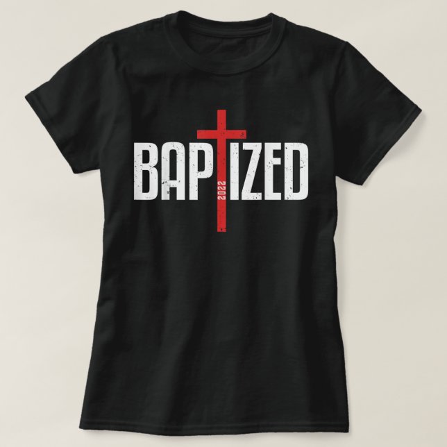Taufkirchengruppe Christliches Wasser 2022 T-Shirt (Design vorne)