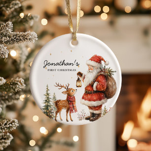 Taufname Baby erstes Weihnachten Ornament