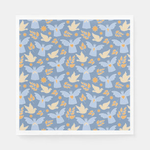 Taufpapier Dove and Angel Serviette