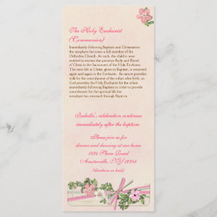 Taufprogramm für Blumen 5/5 Programm