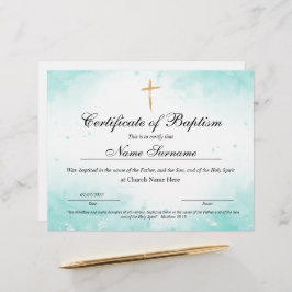 Taufschein, Baby Dedication