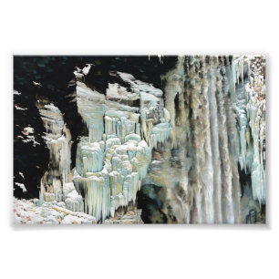Taughannock Falls im Winter Fotodruck