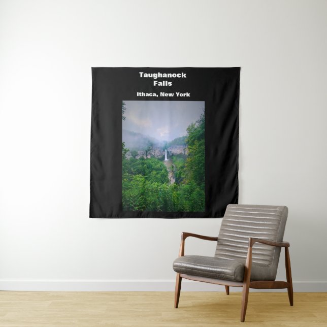 TAUGHANNOCK FALLS ITHACA NEW YORK TAPESTRY WANDTEPPICH (Beispiel)